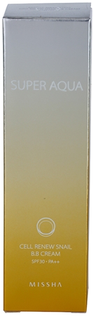 Missha Super Aqua Cell Renew Snail BB krém s hlemýždím extraktem