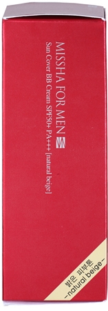 Missha For Men ВВ крем для чоловіків з високим ступенем UV захисту