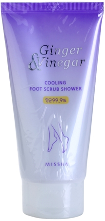 Missha Ginger & Vinegar gel de dus exfoliant pentru picioare
