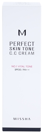 Missha M Perfect Skin Tone CC Cream