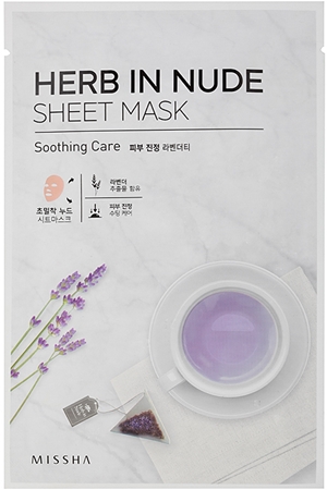 Missha Herb in Nude masque tissu apaisant