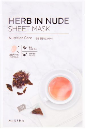 Missha Herb in Nude masca pentru celule cu efect de nutritiv