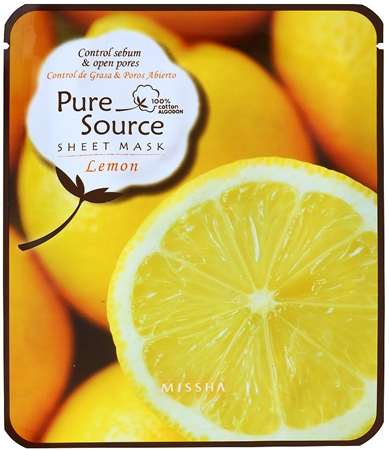 Missha Pure Source máscara de limpeza com sumo de limão