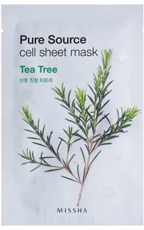 Missha Pure Source masque tissu purifiant et rafraîchissant