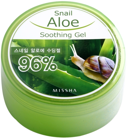 Missha Snail Aloe beruhigendes und feuchtigkeitsspendendes Gel mit Aloe  Vera und Schneckenextrakt mit Schneckenextrakt | notino.at