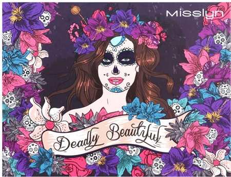 Značka Misslyn Deadly Beautiful paletka pro celou tvář se zrcátkem