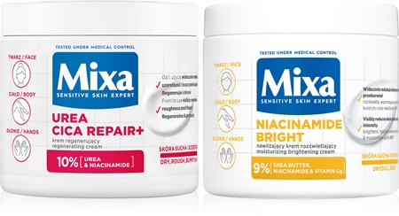 Mixa Sensitive Skin Expert rinkinys švelniai ir glotniai odai