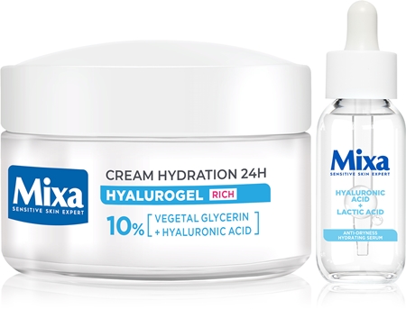 Mixa Allantoin Restore Hyalurogel zestaw intensywnie nawilżający