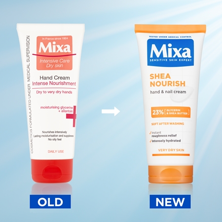 Mixa Intense Nourishment crème mains pour peaux ultra-sèches