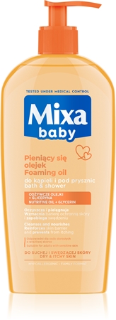Mixa Baby putojantis vonios ir dušo aliejus