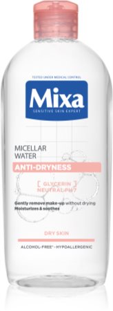 MIXA Anti-Dryness água micelar para pele seca
