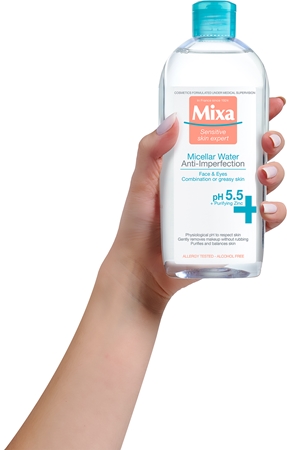 Mixa Anti-Imperfection micelární voda pro zmatnění pleti