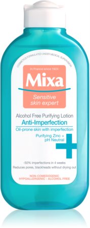 MIXA Anti-Imperfection čisticí pleťová voda bez alkoholu