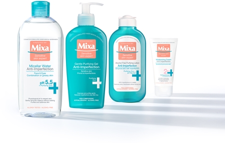Mixa Anti-Imperfection Purifying Lotion почистваща вода за лице без алкохол