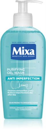 MIXA Anti-Imperfection gel nettoyant visage sans savon