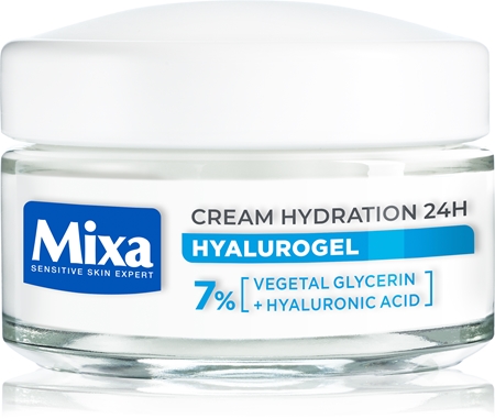 Mixa Hyalurogel Light hydratační krém na obličej s kyselinou hyaluronovou