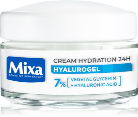 MIXA Hyalurogel Light hialuronsavval gazdagított intenzív hidratáló krém normál bőrre