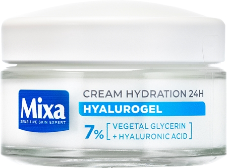 Mixa Hyalurogel Light ενυδατική κρέμα για πρόσωπο με υαλουρονικό οξύ