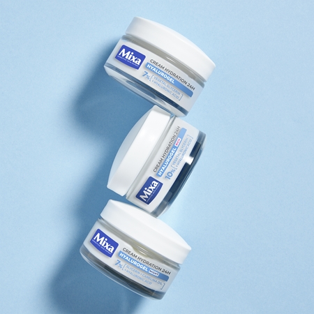 Mixa Hyalurogel Light creme facial hidratante com ácido hialurónico