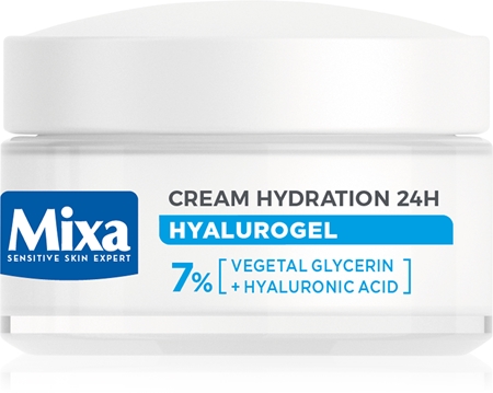Mixa Hyalurogel Light crema de fata hidratanta cu acid hialuronic
