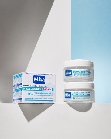 Mixa Allantoin Restore krem nawilżający do twarzy z kwasem hialuronowym