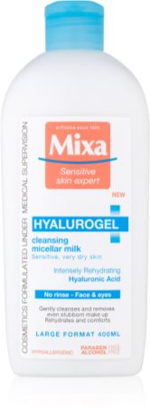 MIXA Hyalurogel čistiace pleťové mlieko pre suchú až veľmi suchú pleť