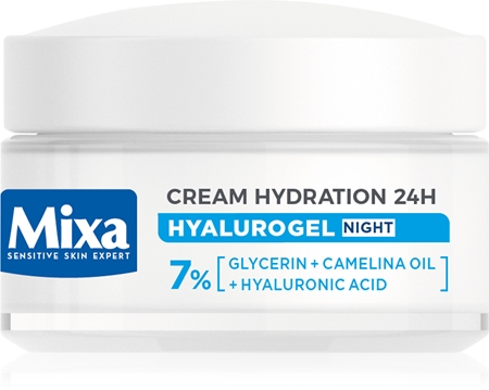 Mixa Hyalurogel Night crema de fata hidratanta pentru noapte