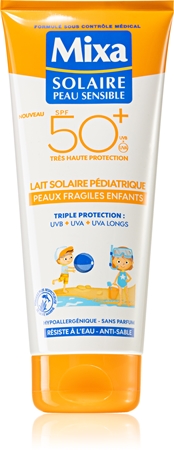Mixa Sun crème solaire pour enfant SPF 50+