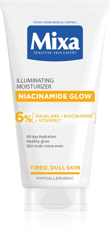 Mixa Niacinamide Glow élénkítő krém hidratáló hatással