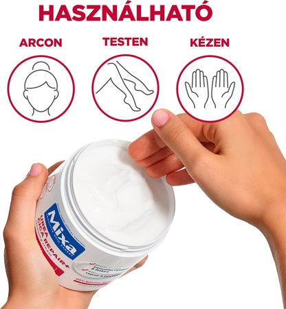 Mixa Urea Cica Repair+ regeneráló testkrém a nagyon száraz bőrre