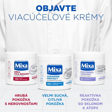 Mixa Urea Cica Repair+ regeneračný telový krém pre veľmi suchú pokožku