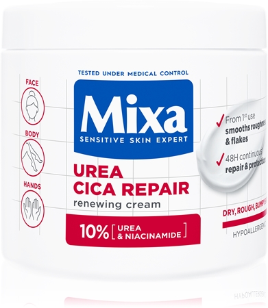 Mixa Urea Cica Repair+ cremă de corp regeneratoare pentru piele foarte uscata