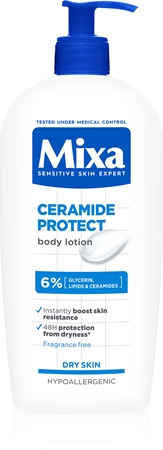 Mixa Ceramide Protect lapte de corp pentru pielea uscata sau foarte uscata