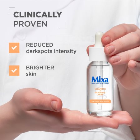 MIXA Sensitive Skin Expert siero contro le macchie della pelle