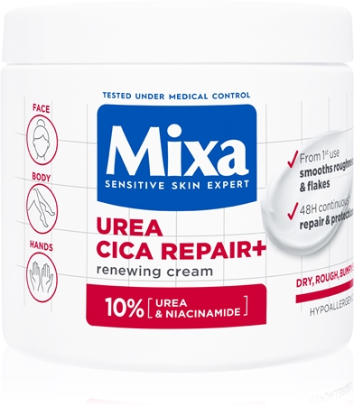 Mixa Urea Cica Repair intenzivní regenerační krém pro suchou pokožku
