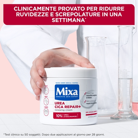 Mixa Urea Cica Repair crema rigenerante intensa per pelli secche