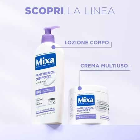 Mixa Panthenol Comfort crema emolliente effetto idratante
