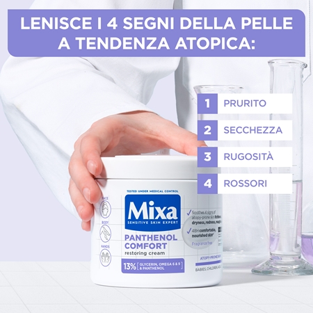 Mixa Panthenol Comfort crema emolliente effetto idratante