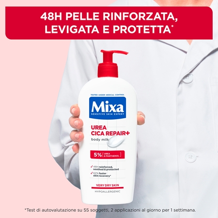 Mixa Urea Cica Repair+ latte corpo rigenerante
