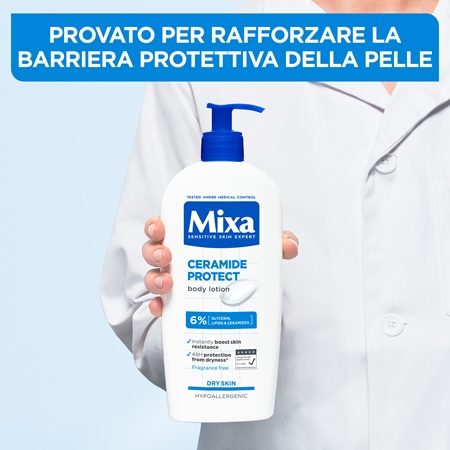 Mixa Ceramide Protect crema idratante corpo con ceramidi