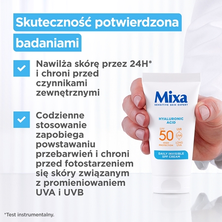Mixa LAB Expert krem nawilżający na dzień SPF 50