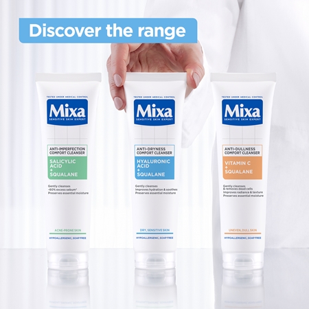 Mixa Anti-Dryness Comfort Cleanser čisticí pleťový gel proti vysoušení pokožky