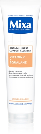 Mixa Anti-Dullness Comfort Cleanserm čisticí pleťový gel s vitaminem C