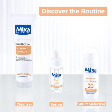 Mixa Anti-Dark Spot Gel Facial Cleanser with vitamin C