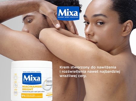 Mixa Niacinamide Bright multifunkcyjny krem krem intensywnie nawilżający przeciw przebarwieniom