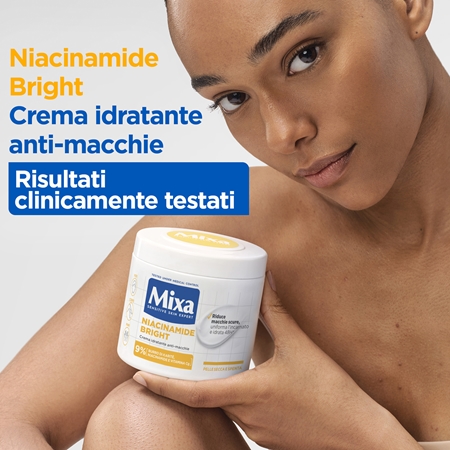 Mixa Niacinamide Bright crema corpo illuminante e idratante