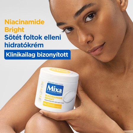 Mixa Niacinamide Bright intenzíven hidratáló krém a sötét foltok ellen