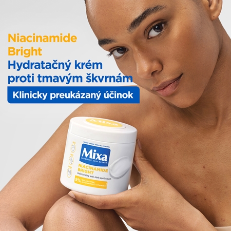 Mixa Niacinamide Bright intenzívne hydratačný krém proti tmavým škvrnám