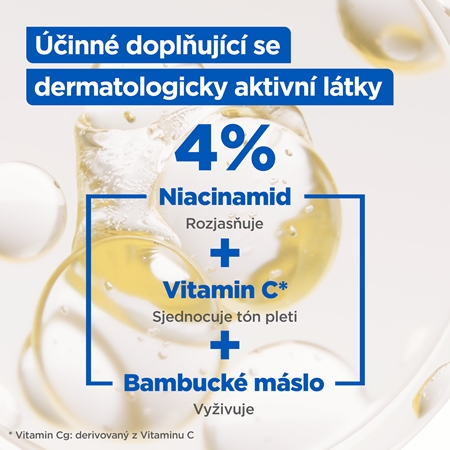 Mixa Niacinamide Bright tělové máslo s bambuckým máslem