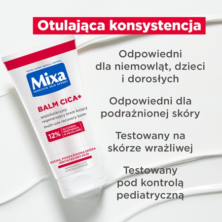 Mixa Balm Cica + balsam wielofunkcyjny do ciała i twarzy